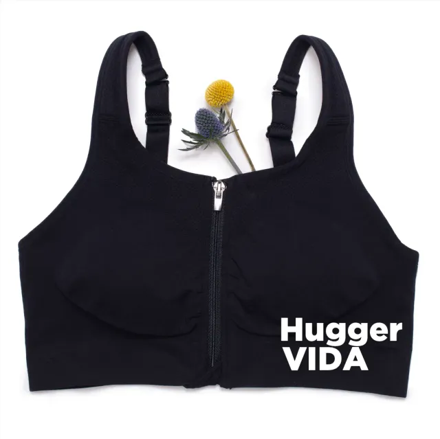 Trulife Hugger Vida kompresjons-BH svart uten spiler