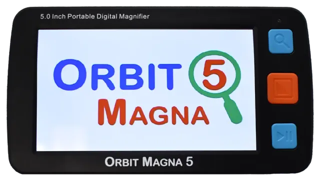 Orbit Reader Magna 5 forstørrelsesvideo 5 tommer 4x-32x