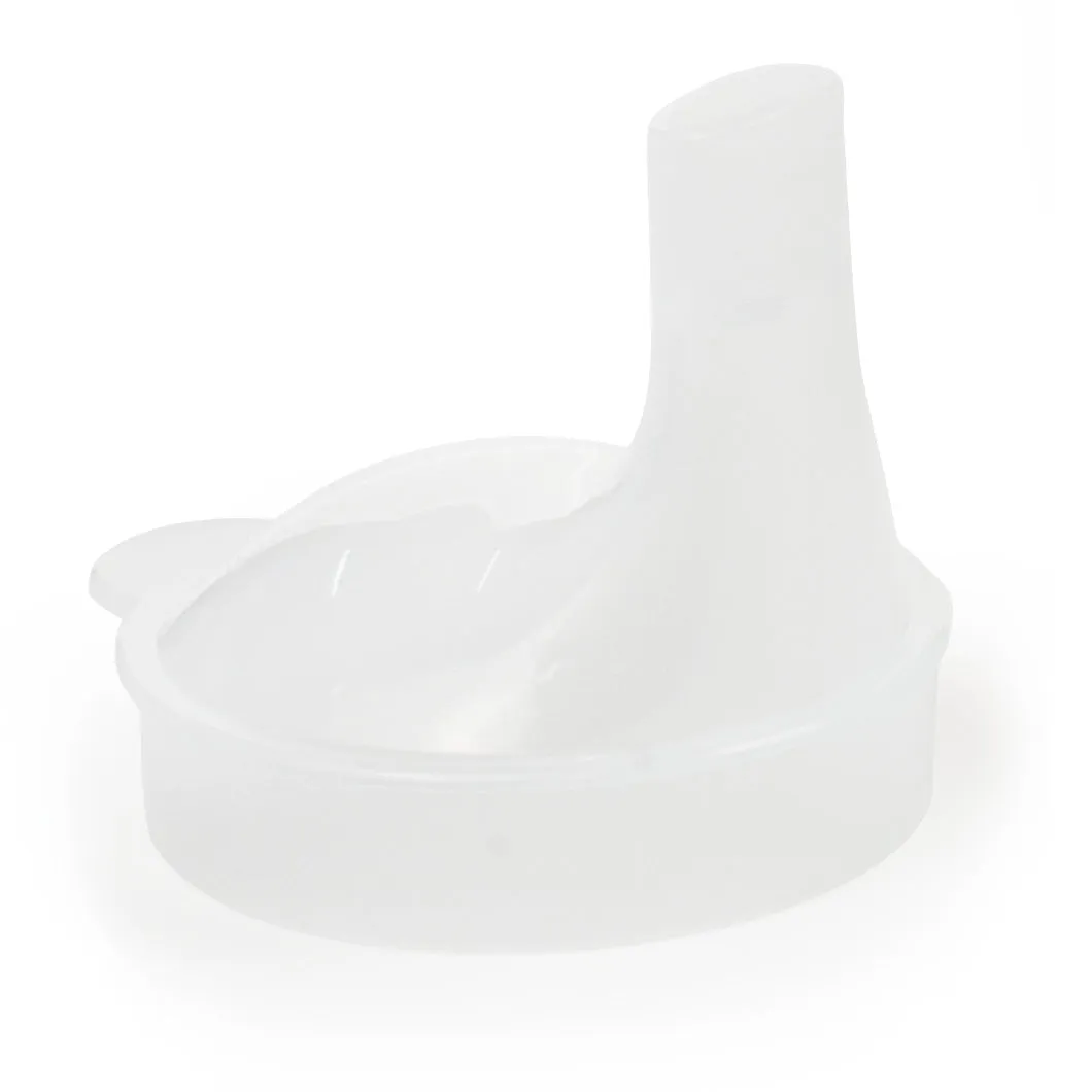 Vitility transparent kopp ergonomisk med 2 lokk drikkehjelp