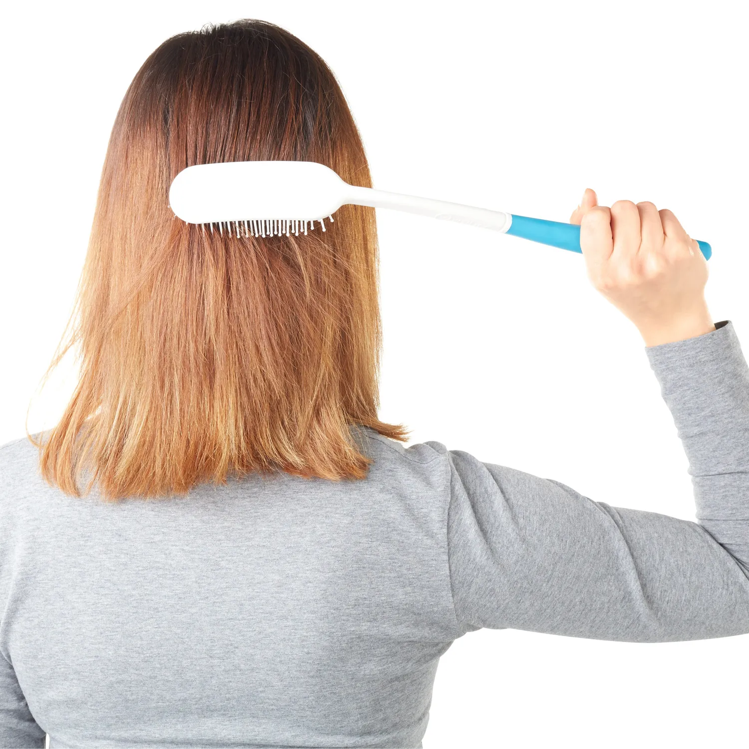 Vitility ergonomisk hårbørste langt skaft 44 cm