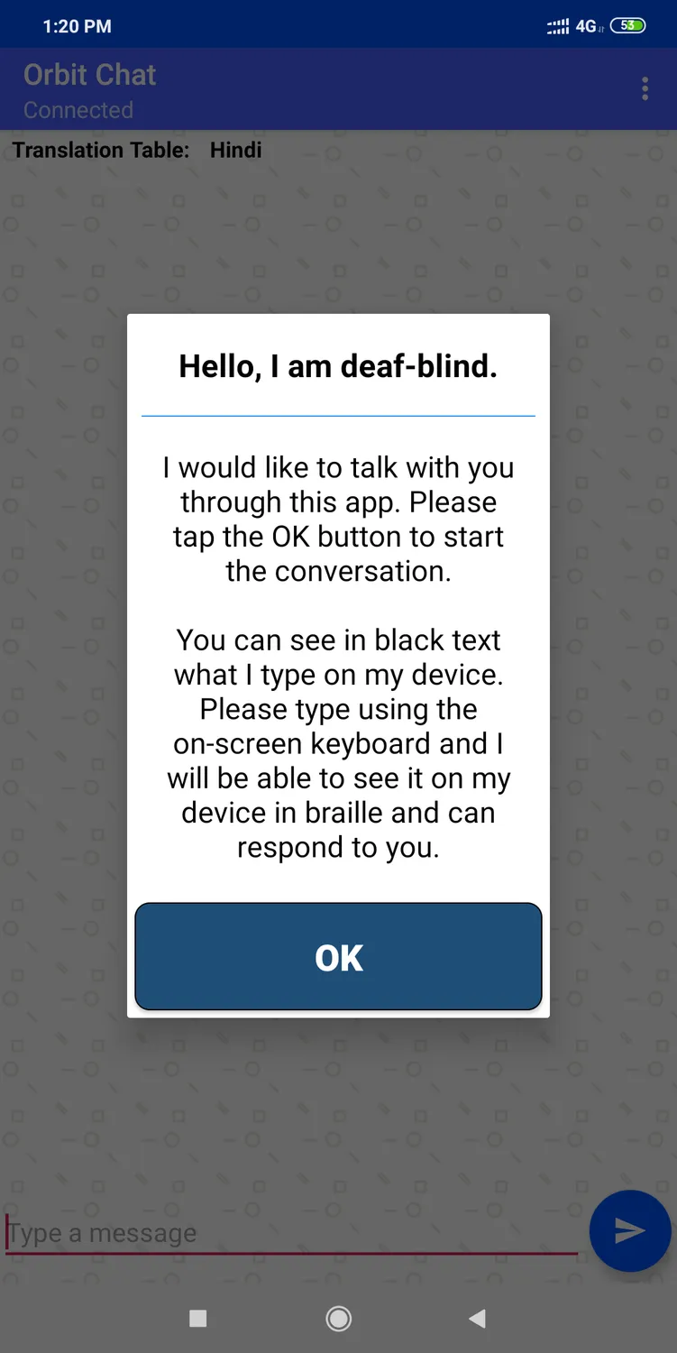 Orbit Reader Orbit Chat app for Orbit Reader 20 punktskriftchat