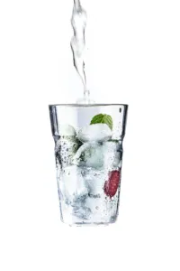 Uknuselig glass plast krystallklart med grep