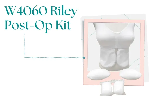 Trulife W4060 Riley postoperativt BH-sett med innlegg