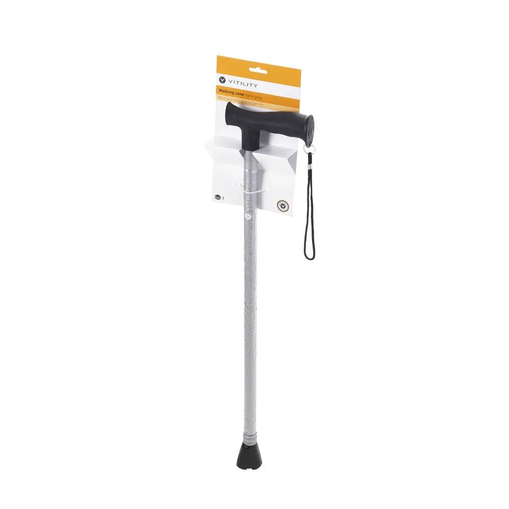 Smahjelpemidler Justerbar gåstokk grå 76–103,5 cm