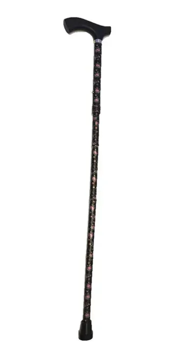 Sammenleggbar mønstret stokk blomster 84–94 cm