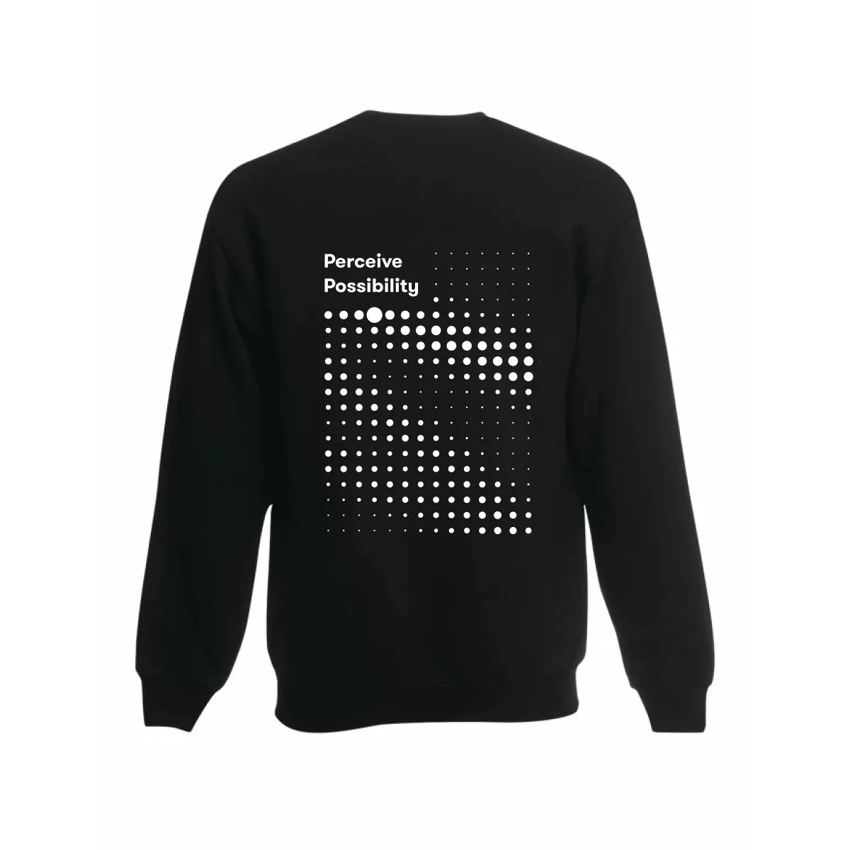 Envision Perceive Possibility genser svart unisex