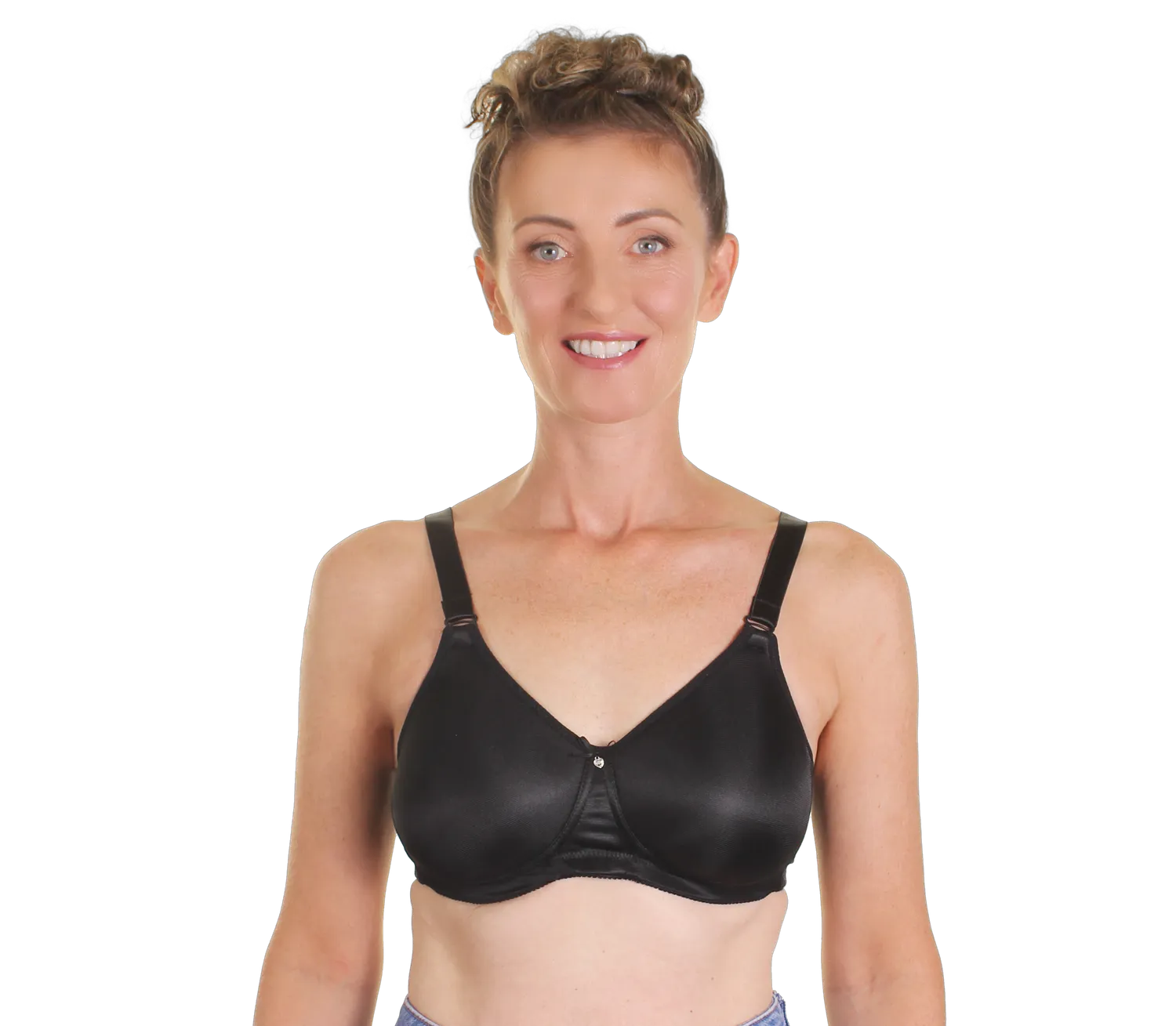 Trulife 4013 Alexandra protesebh svart 38C sømløs