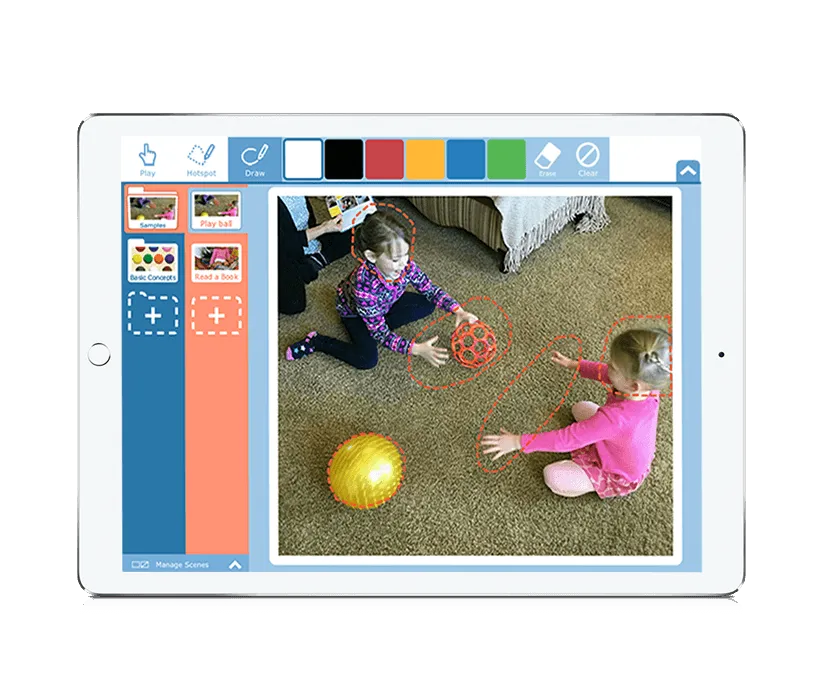 Tobii Dynavox Snap Scene kommunikasjonsapp iOS