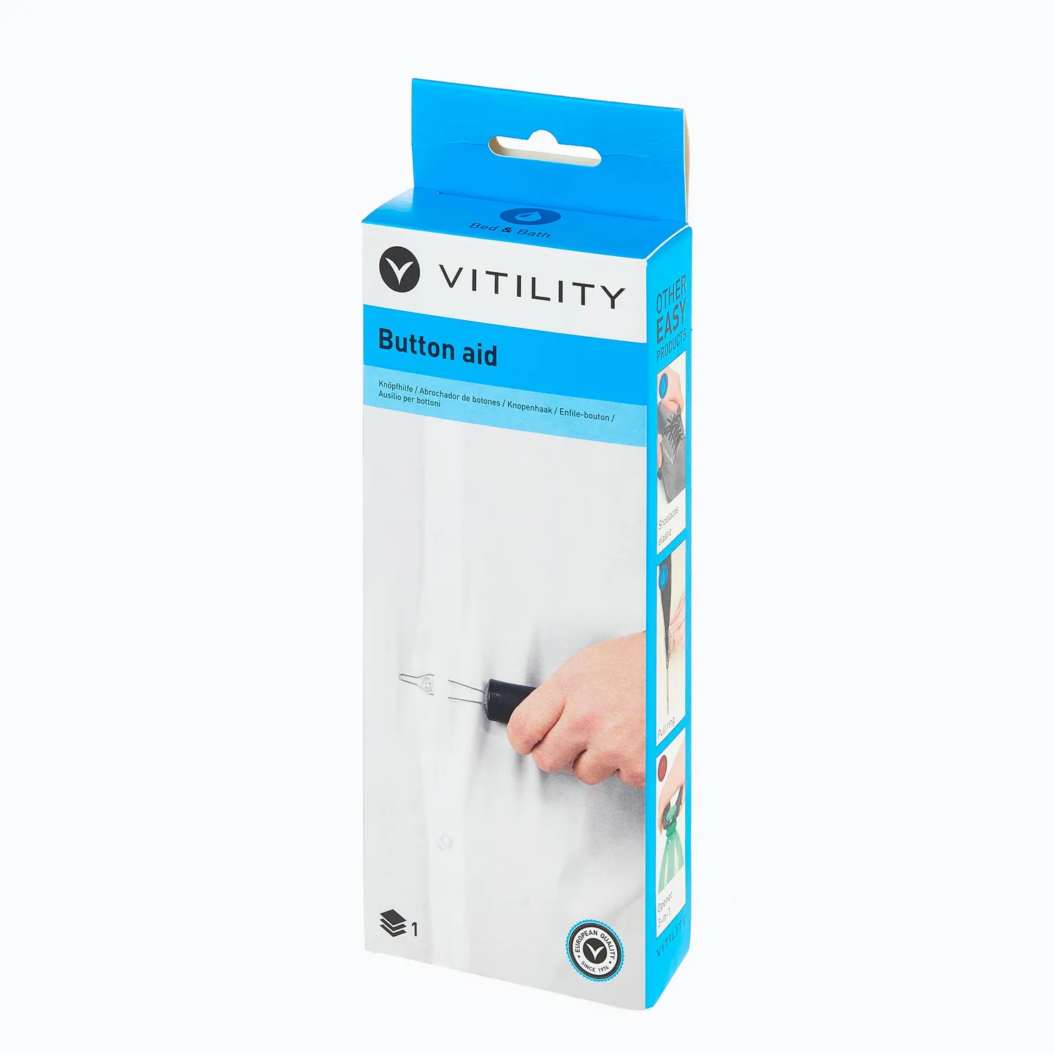 Vitility knappehjelp ergonomisk med mykt grep