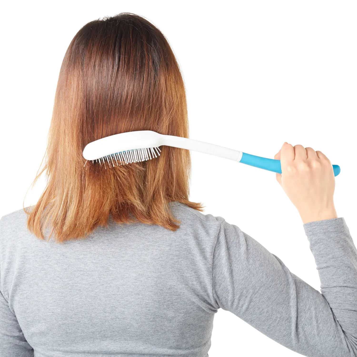 Vitility ergonomisk hårbørste langt skaft 44 cm
