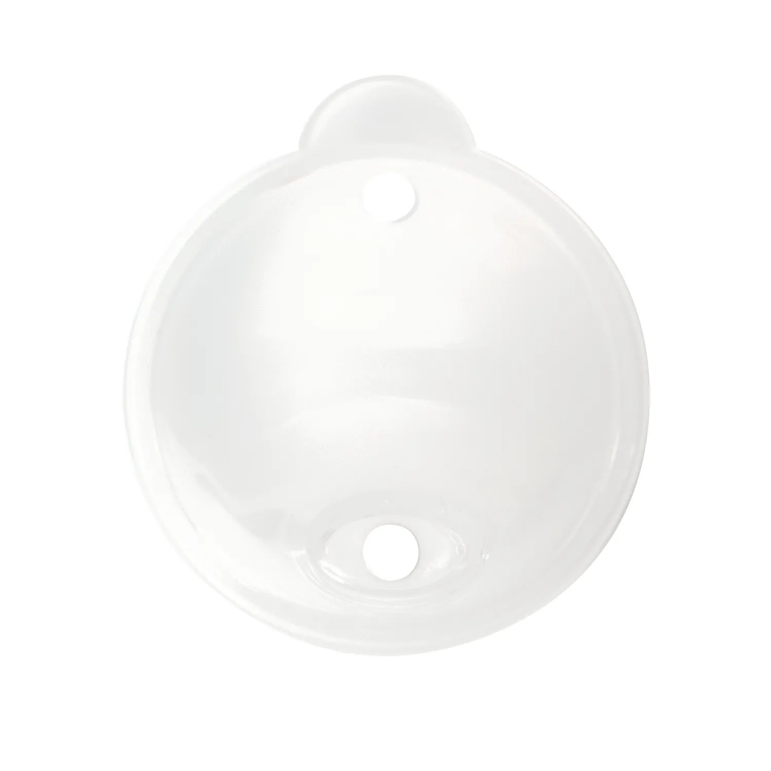 Vitility transparent kopp ergonomisk med 2 lokk drikkehjelp