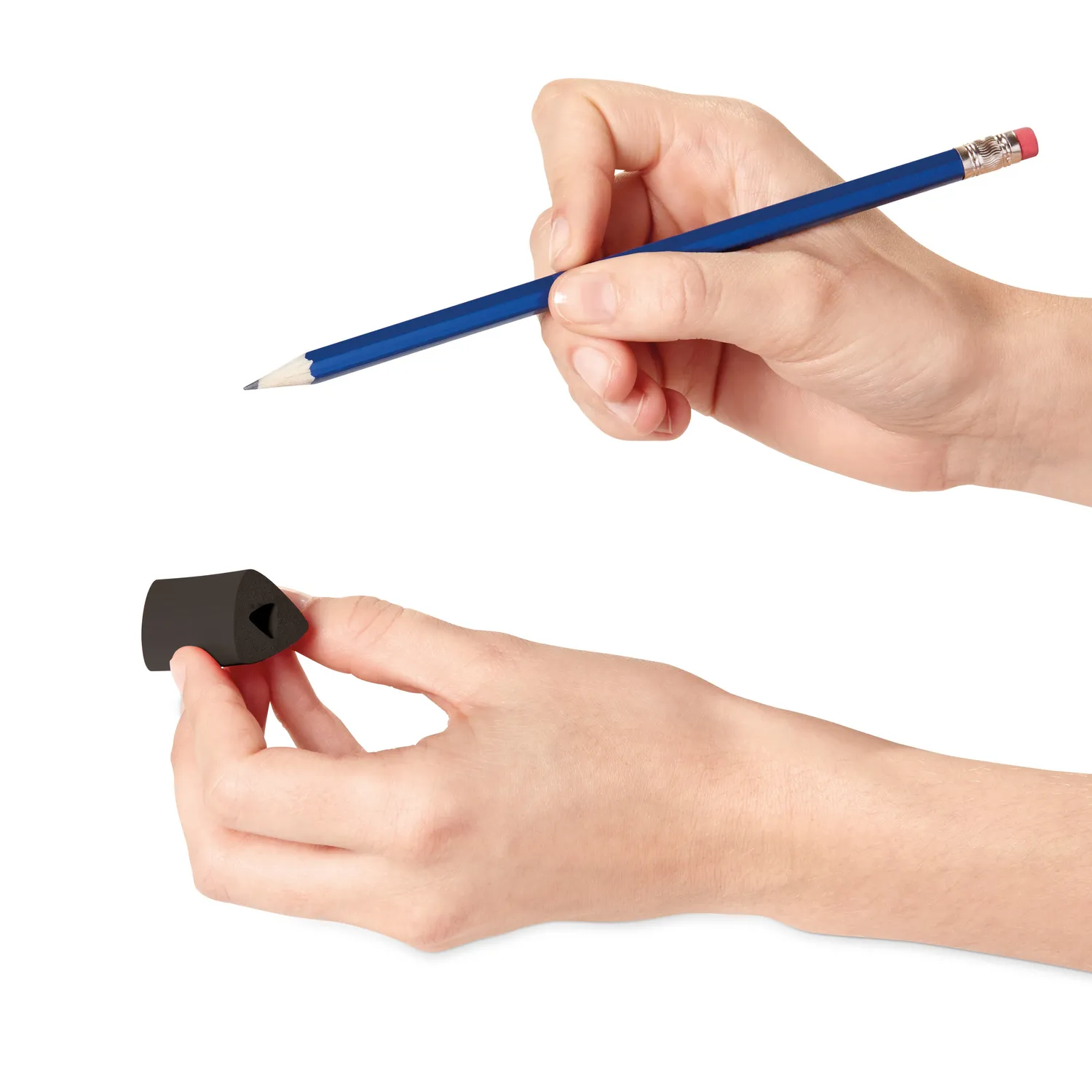 Vitility trekantet penngrep ergonomisk 3-pakning gummi