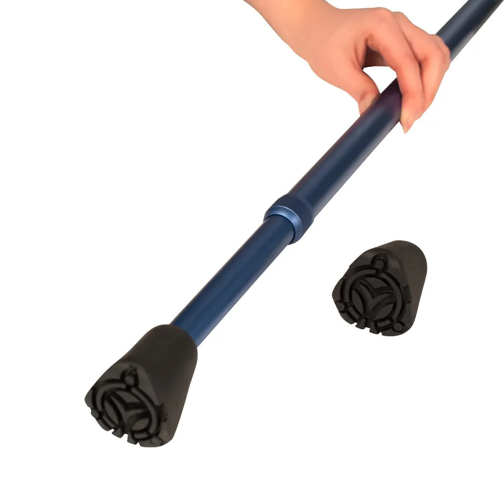 Vitility Doppsko gåstokk gummi svart 19 mm