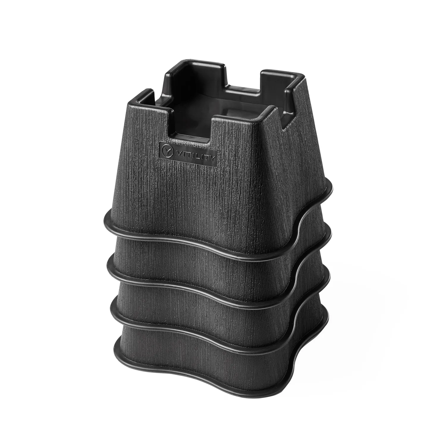 Vitility møbelforhøyer forhøyningsklosser 7 cm 4-pk sklisikker