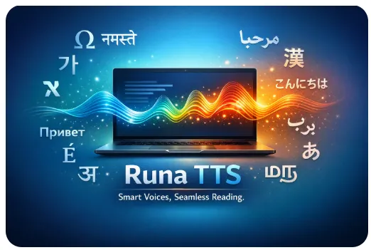 Orbit Reader Runa TTS Voices for NVDA talestemmer full lisens