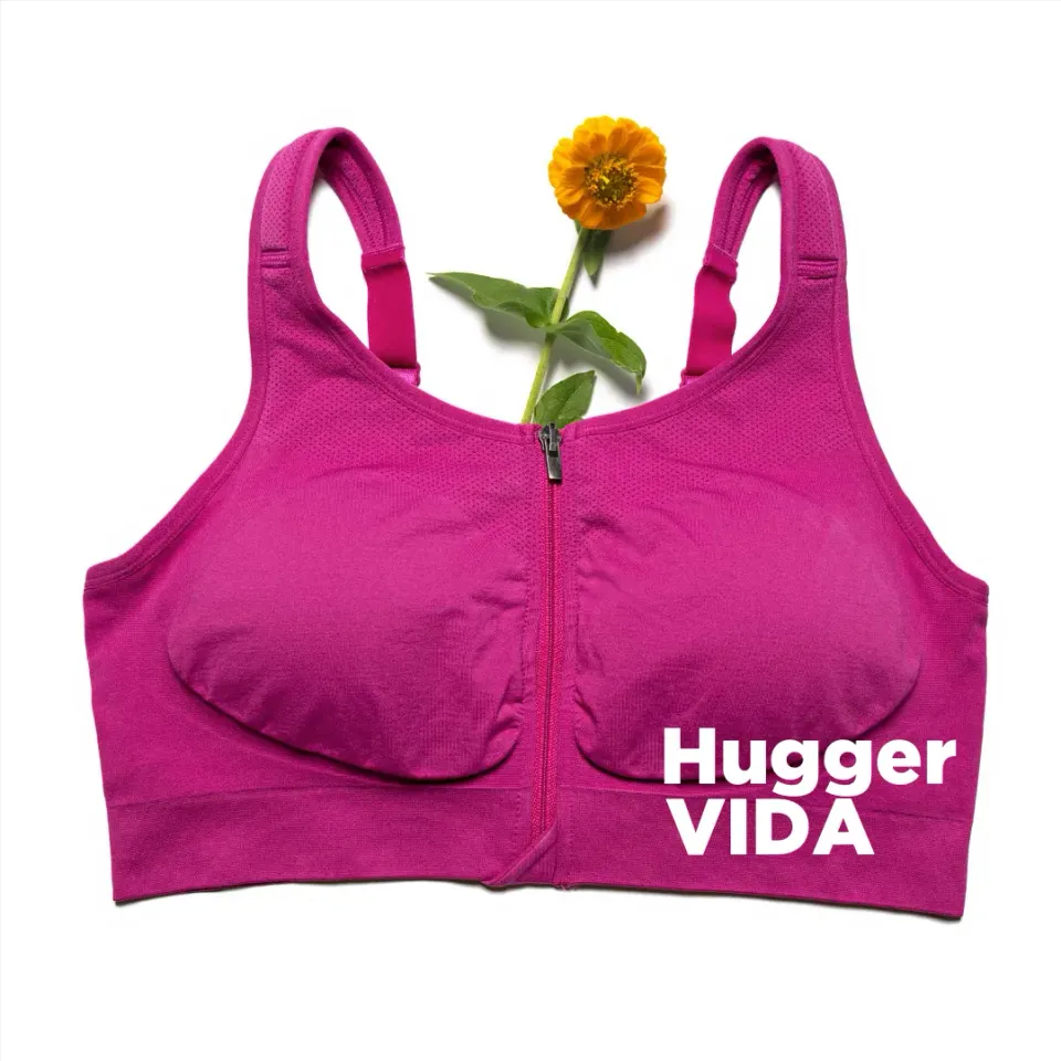 Trulife Hugger Vida kompresjons-BH rosa trådløs