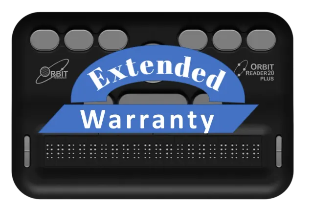 Orbit Reader 20 Plus utvidet garanti 1 år