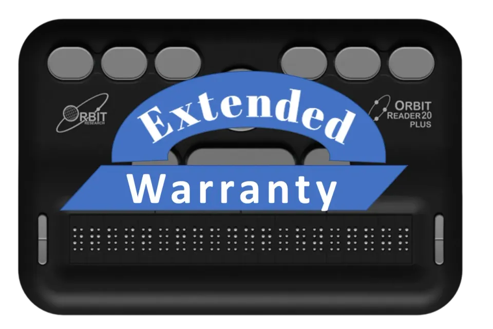 Orbit Reader 20 Plus utvidet garanti 1 år