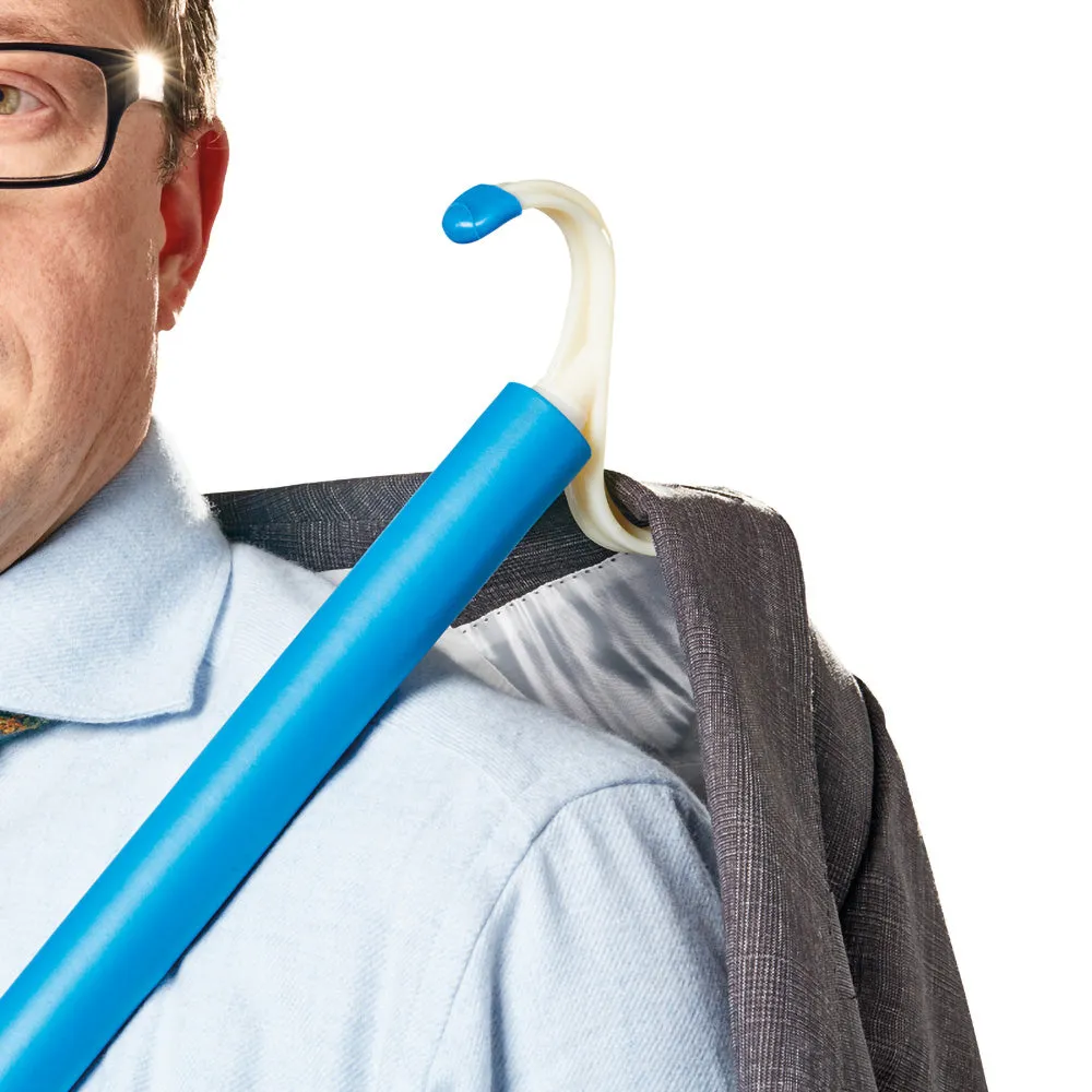 Vitility påkledningshjelp blå skumgummi med skohorn