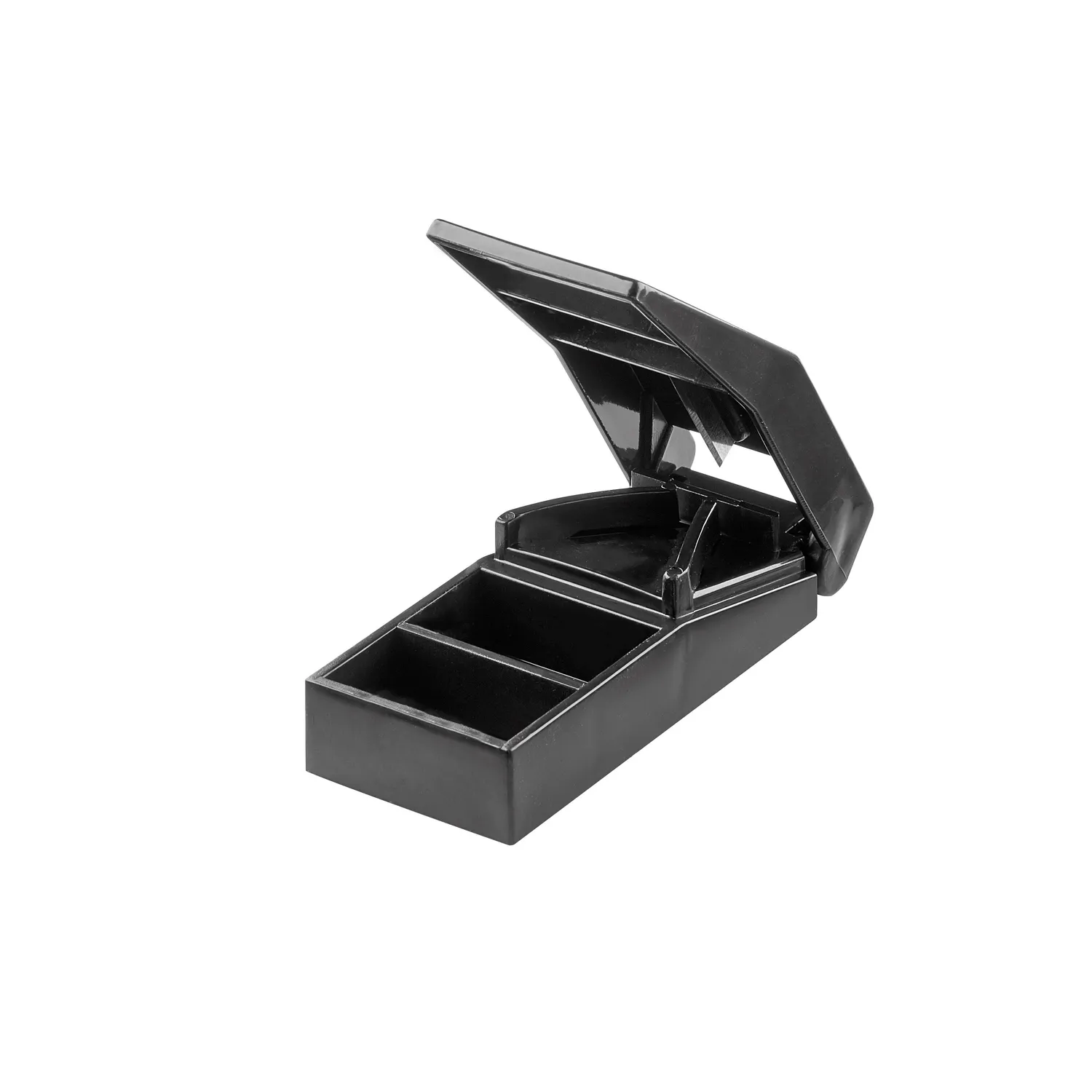 Vitility ergonomisk pilledeler tablettdeler med oppbevaring