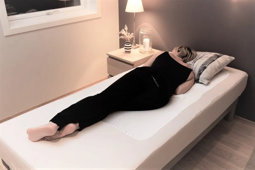 Glidelaken stretch med glideflate bomull