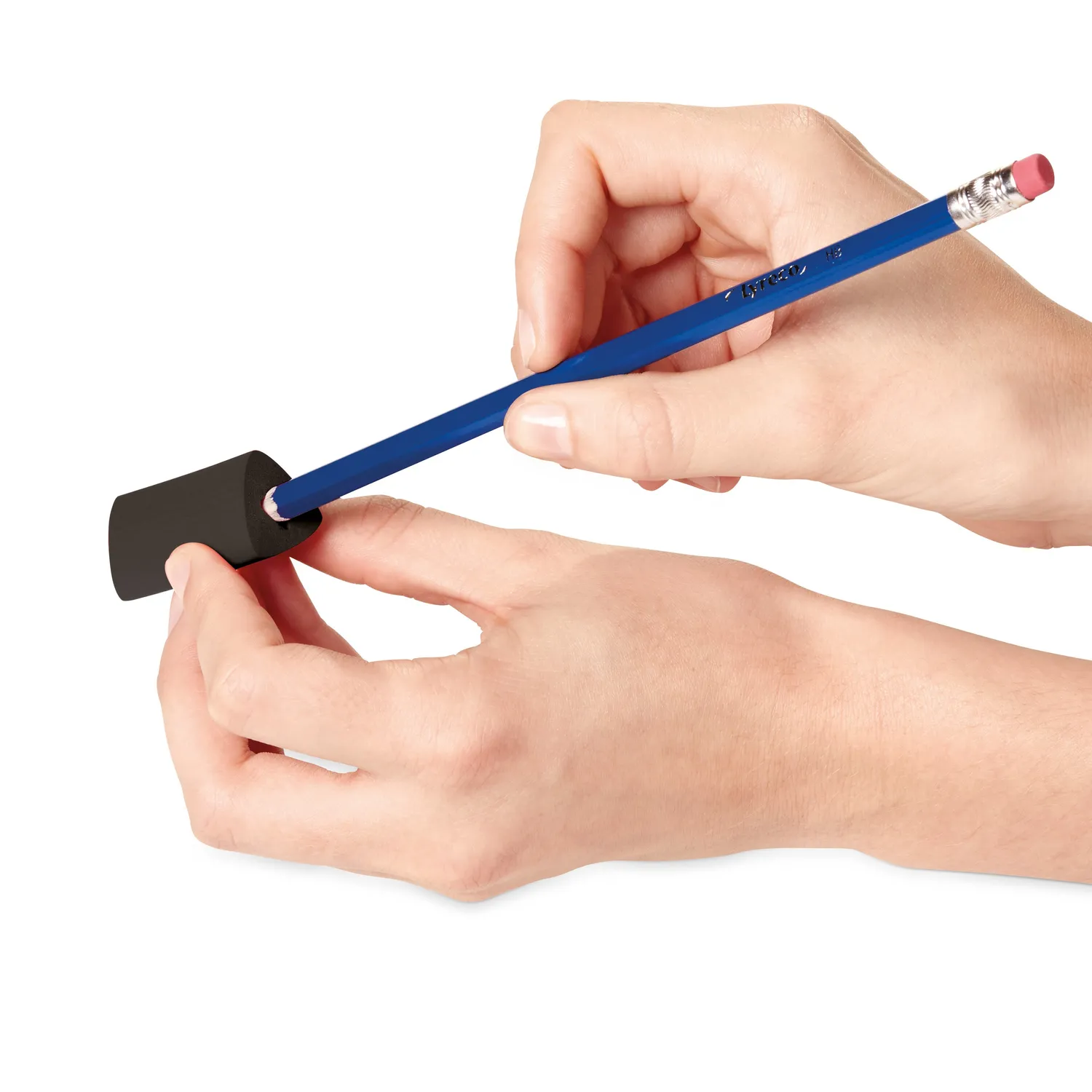 Vitility trekantet penngrep ergonomisk 3-pakning gummi
