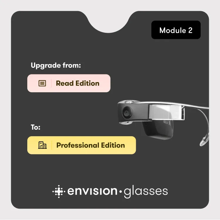 Envision Glasses oppgraderingsmodul Read til Home for synshemmede