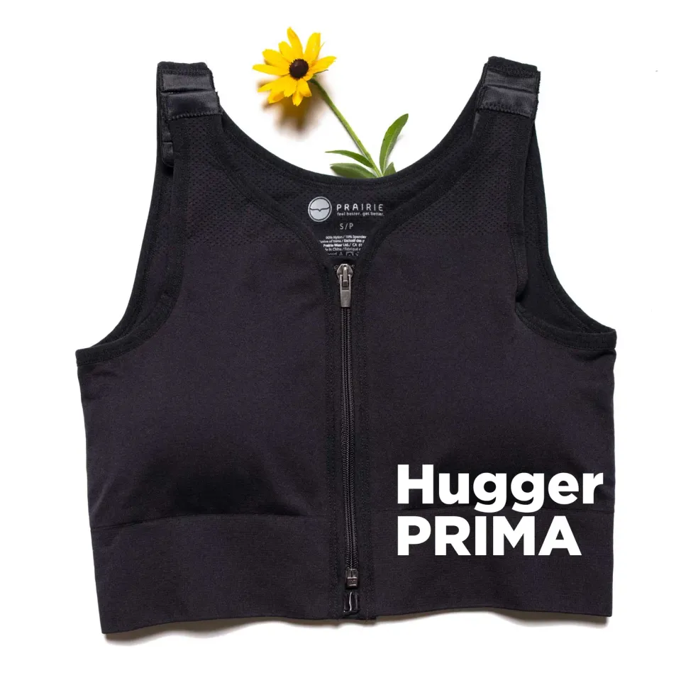 Trulife Hugger Prima kompresjons-BH svart