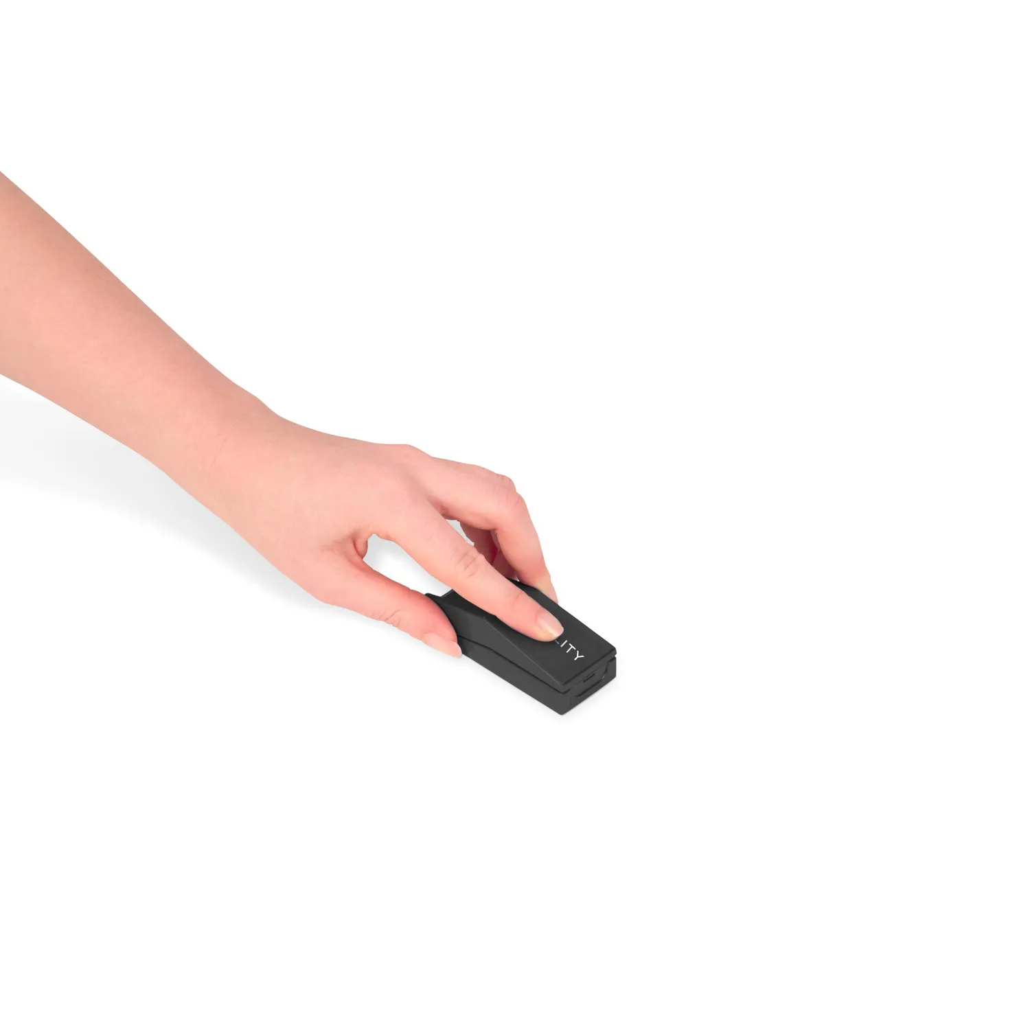 Vitility ergonomisk pilledeler tablettdeler med oppbevaring