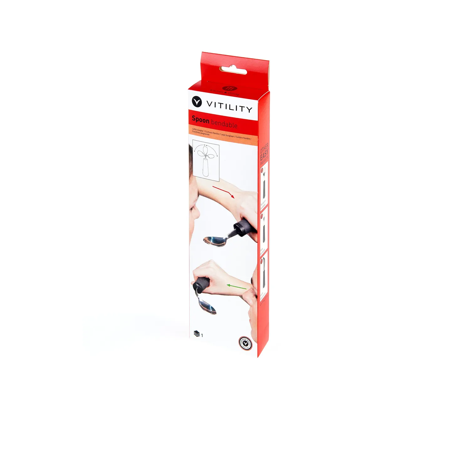 Vitility bøybar spiseskje ergonomisk 25 cm