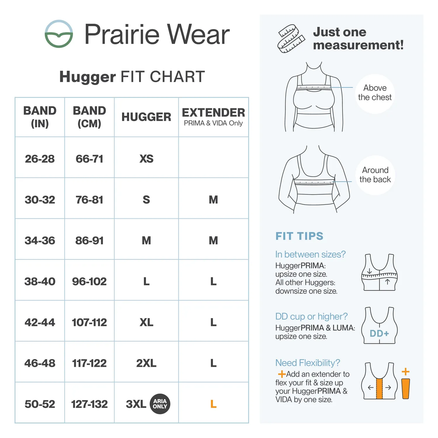 Trulife Prairie Wear Hugger Aria kompresjons-BH beige middels
