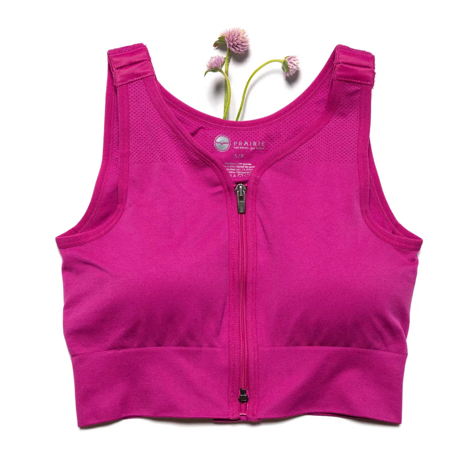 Trulife Prairie Wear Hugger kompresjons-BH Prima Pink