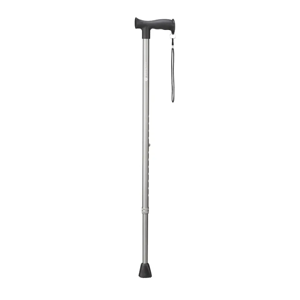 Smahjelpemidler Justerbar gåstokk grå 76–103,5 cm