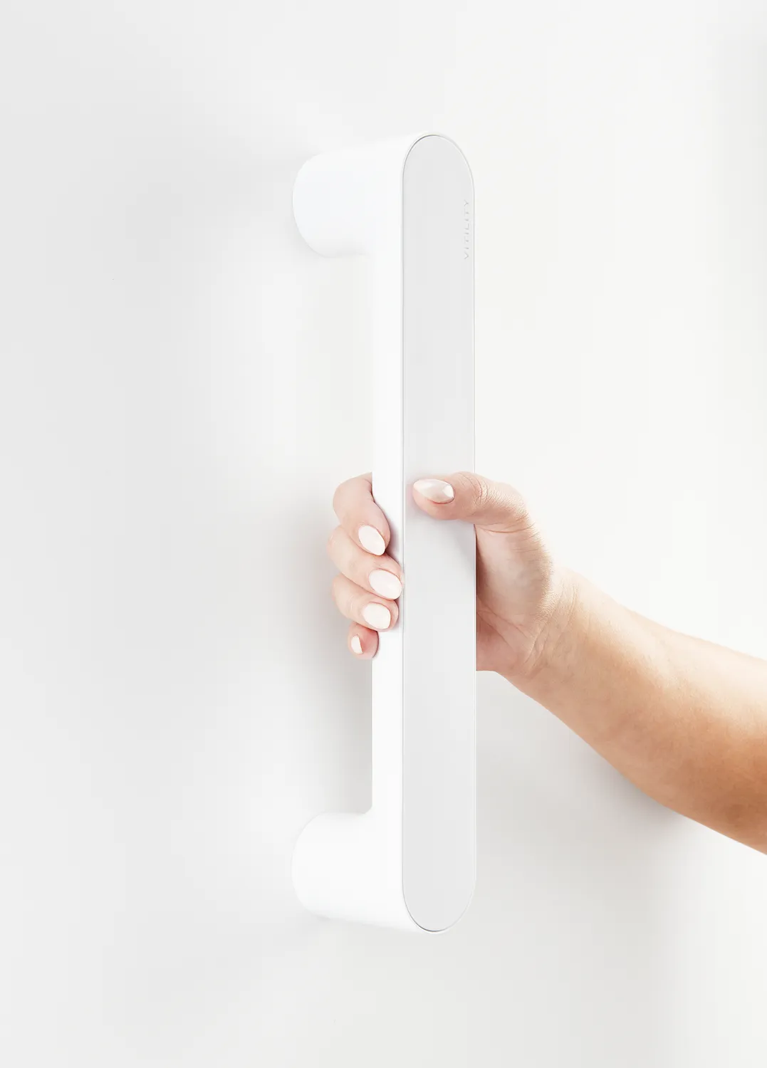 Vitility støttehåndtak 35 cm perlehvit plast 150 kg