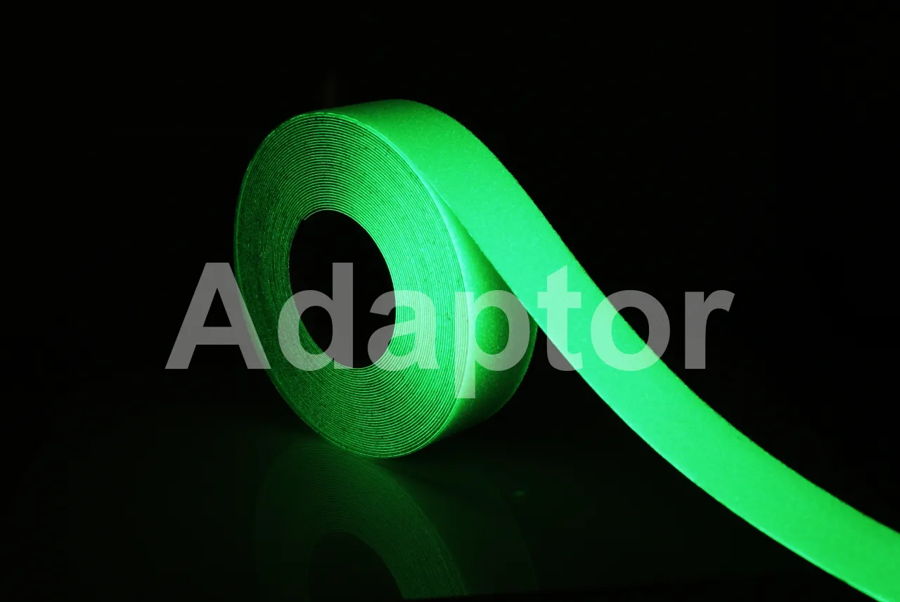 Adaptor sklihemmende tape selvlysende 20 mm x 15 m