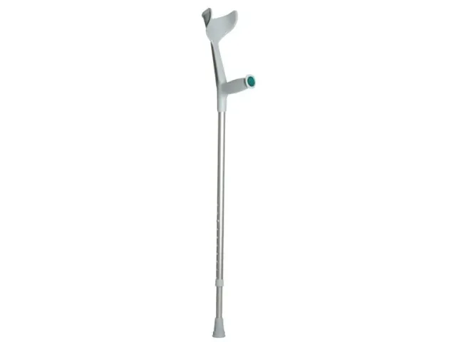 Justerbar krykke standard aluminium 75–97 cm grå