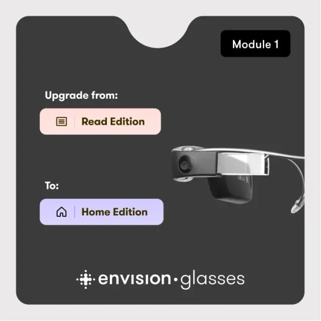 Envision Glasses oppgraderingsmodul Read til Home for synshemmede